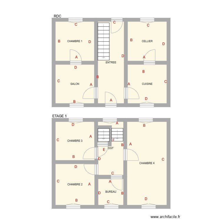 LUSSIANA. Plan de 0 pièce et 0 m2