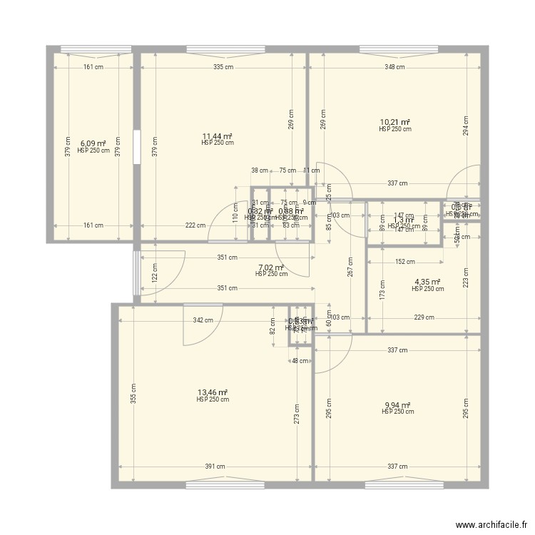 Charmettes. Plan de 0 pièce et 0 m2