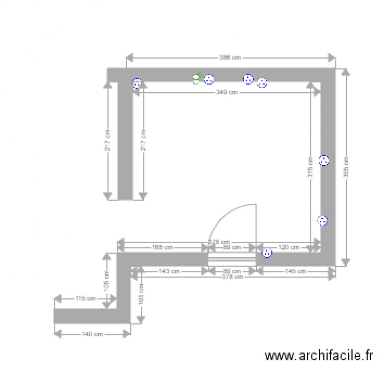 Cuisine 2. Plan de 0 pièce et 0 m2
