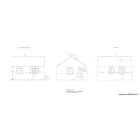 plan des fa&ccedil;ades avant travaux