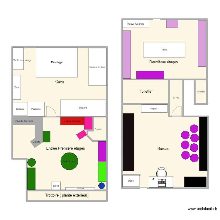 MAGASIN. Plan de 0 pièce et 0 m2