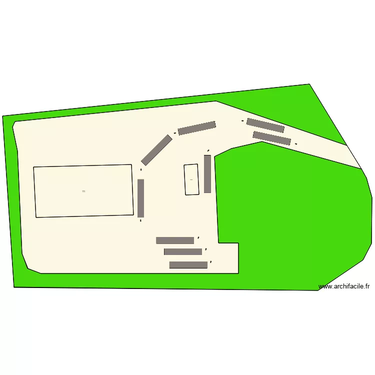 PARI OUEST vide. Plan de 