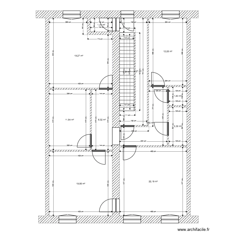 UGUR 1er ETAGE. Plan de 