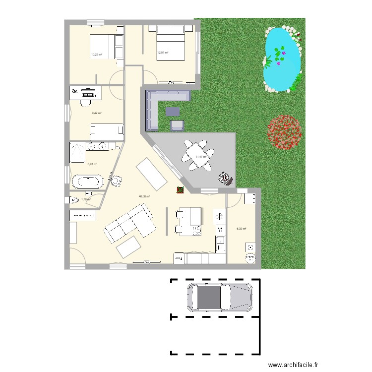 Plan Maison. Plan de 0 pièce et 0 m2