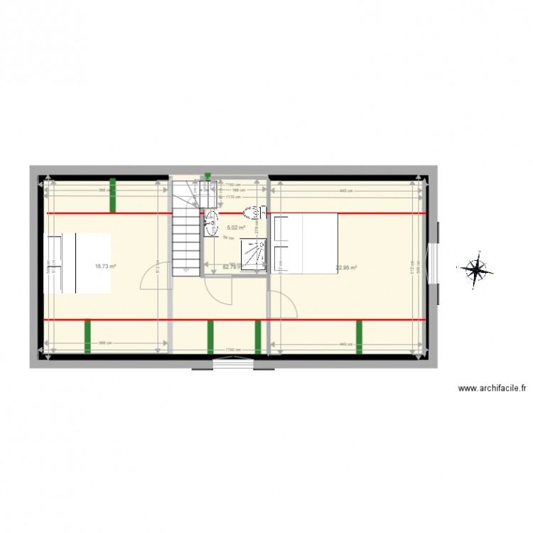 Etage Valerie 2. Plan de 0 pièce et 0 m2