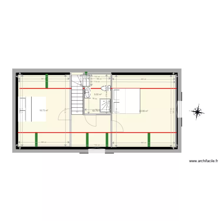 Etage Valerie 2. Plan de 