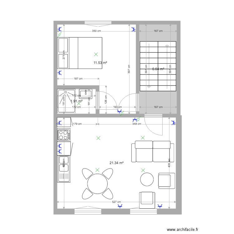 Mtype ROSSINI Duplex NIV 1. Plan de 0 pièce et 0 m2