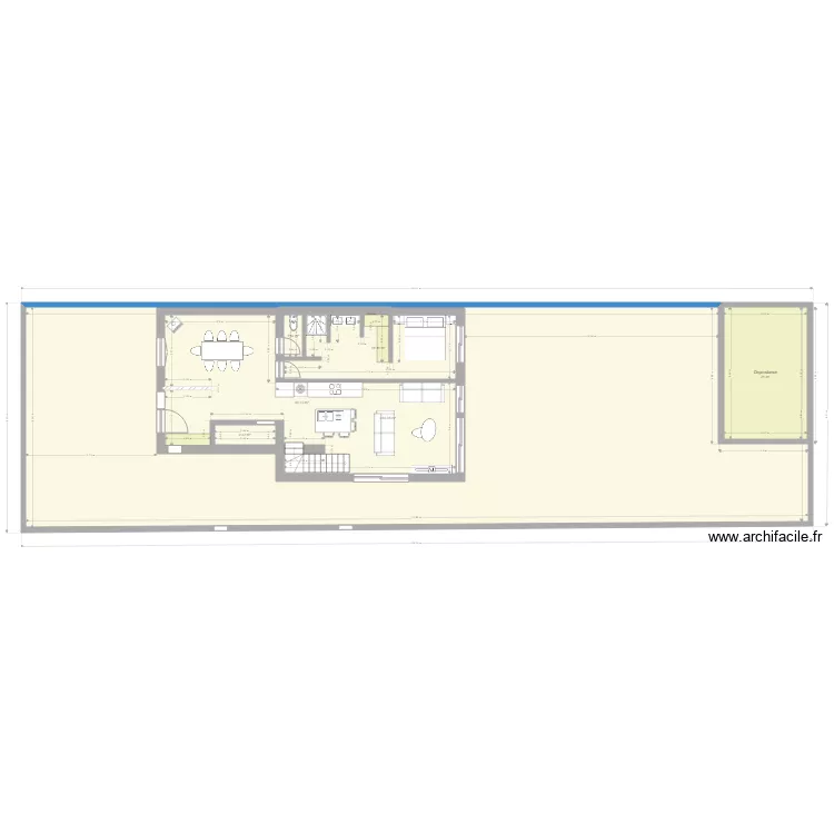 Projet C  Am&eacute;nag&eacute;. Plan de 