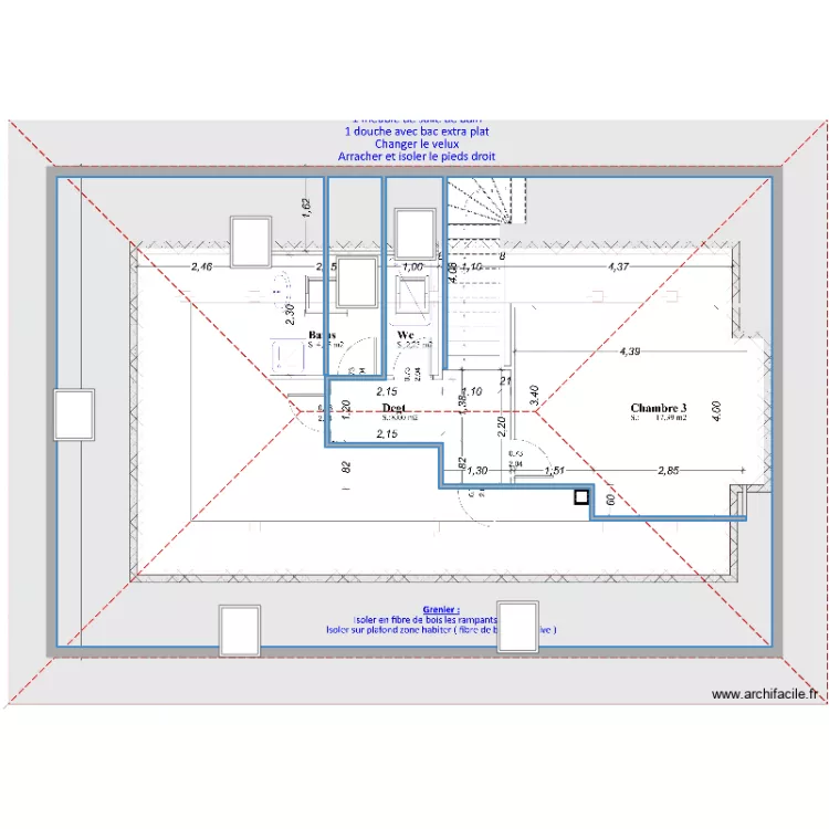 SCHWING ETAGE. Plan de 