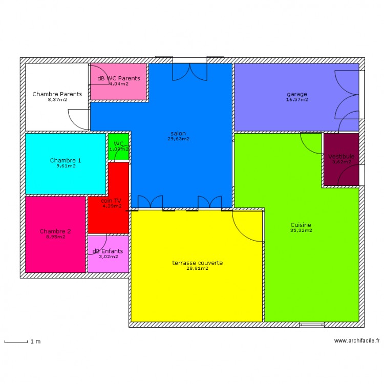 Plan. Plan de 0 pièce et 0 m2