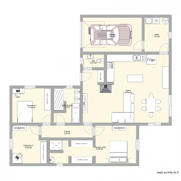 mon plan. Plan de 0 pièce et 0 m2