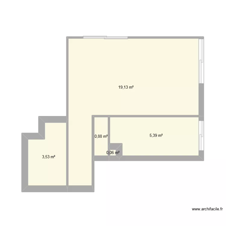 suite luxe2. Plan de 