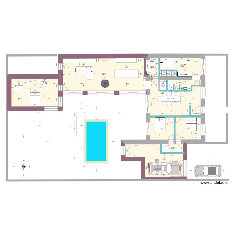 18 ECHO N°1. Plan de 12 pièces et 215 m2