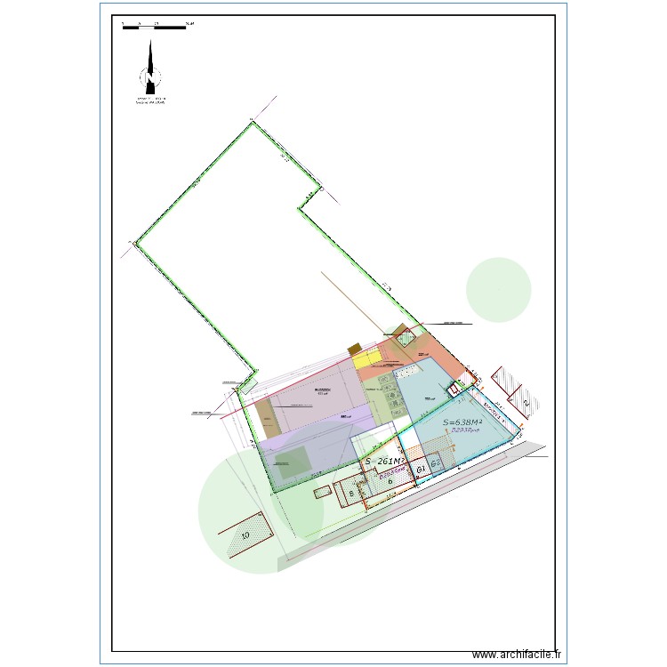 plan Abri - Sellerie aire de pansage - Paddock VERSION 2 +jardin et SERRE. Plan de 0 pièce et 0 m2