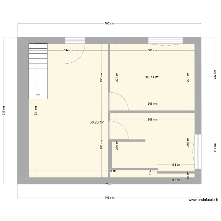 brassac rdc. Plan de 0 pièce et 0 m2