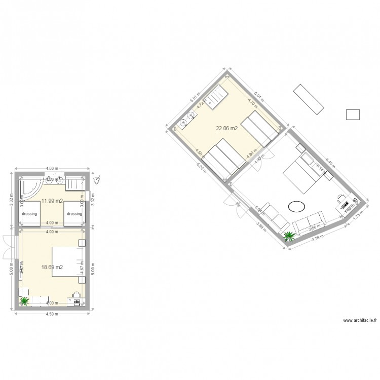 chambre desperate. Plan de 0 pièce et 0 m2