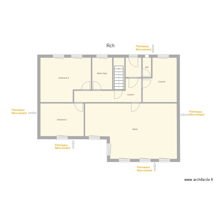 Croquis LEDUC. Plan de 0 pièce et 0 m2