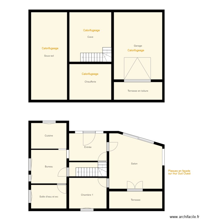 Croquis HILD. Plan de 0 pièce et 0 m2