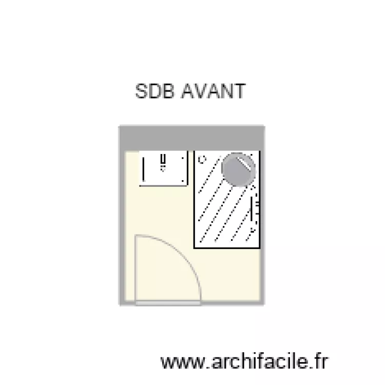 PLAN APRES SDB MURGUE. Plan de 