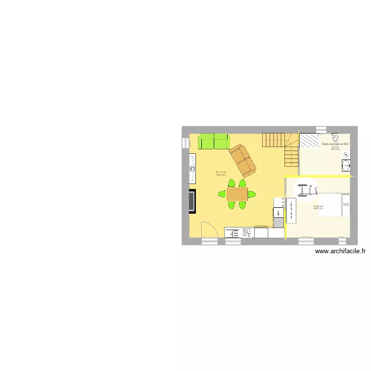 GITE Fanny Adrien. Plan de 