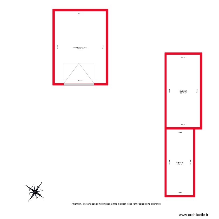 BI 3688 PLAN ANNEXES COTE. Plan de 0 pièce et 0 m2