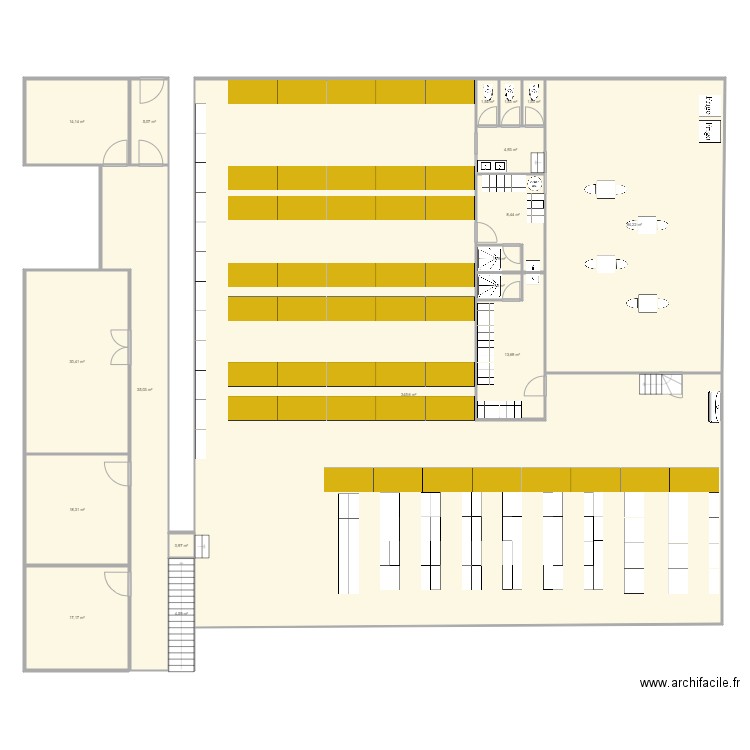 Vestiaire. Plan de 0 pièce et 0 m2 Vestiaire. Plan de 0 pièce et 0 m2