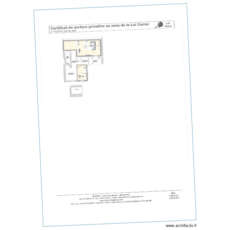 AA1B. Plan de 0 pièce et 0 m2