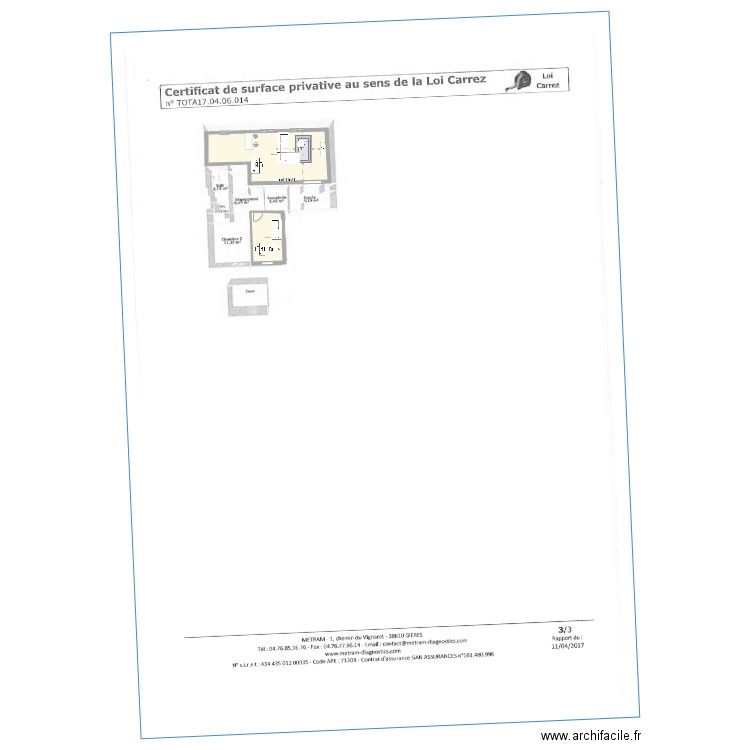 AA1B. Plan de 0 pièce et 0 m2