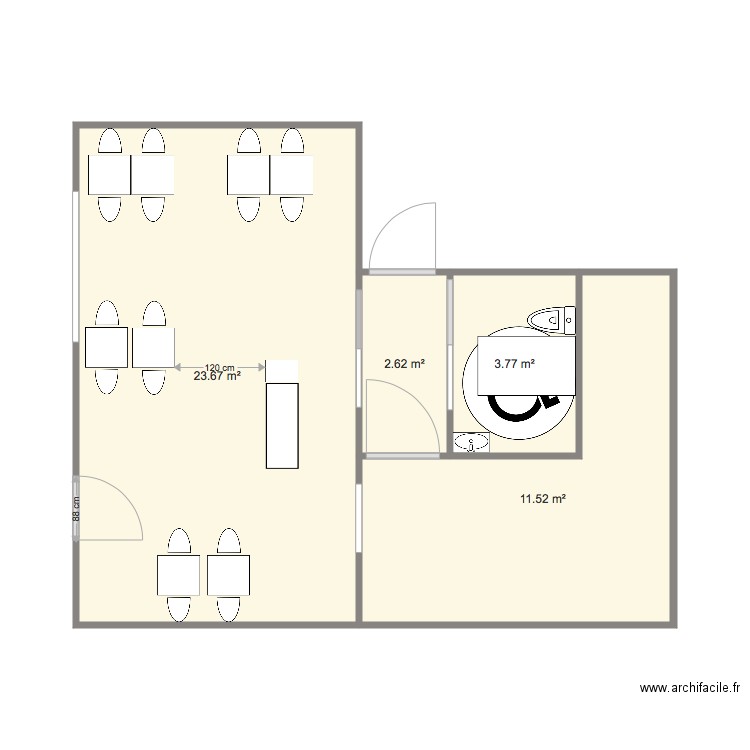 Plan Projeté Tierra IMPACT CUISINE. Plan de 0 pièce et 0 m2