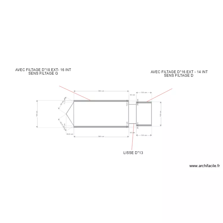 VIS TOUR A BOIS. Plan de 