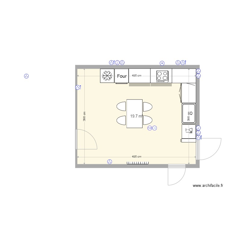 cuisine 2. Plan de 0 pièce et 0 m2