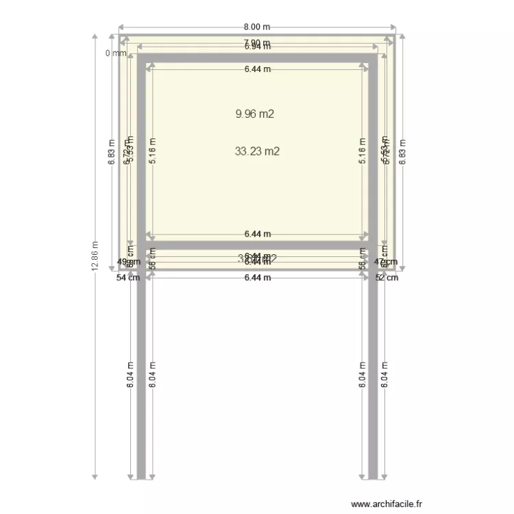 panneau soprotec. Plan de 