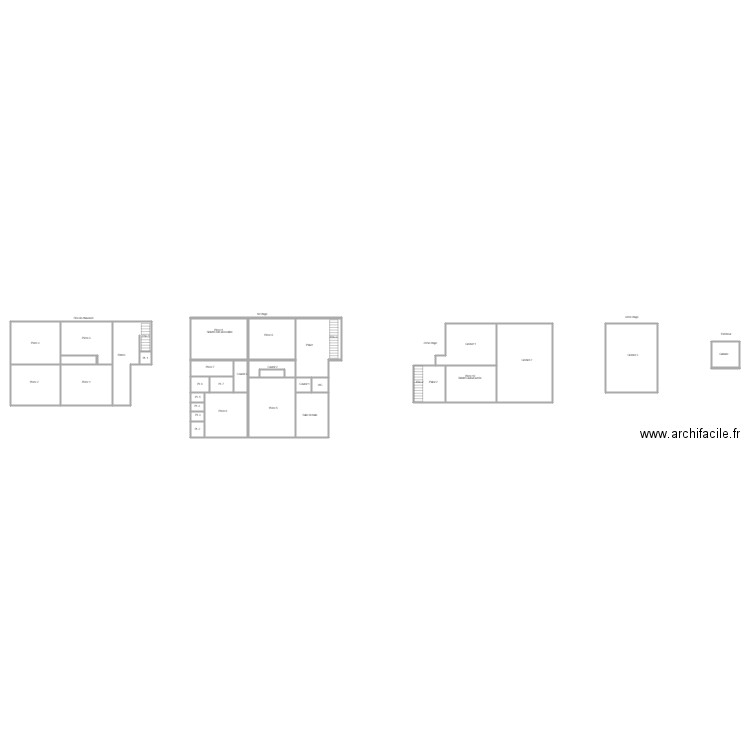 pure demolition. Plan de 0 pièce et 0 m2