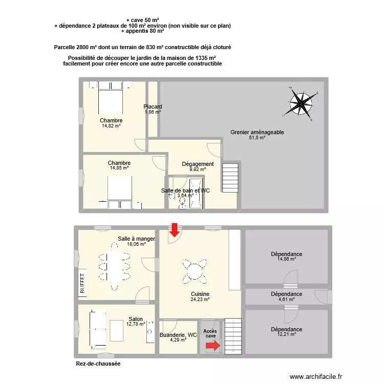 Brice CHATTON 10  marainviller. Plan de 