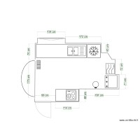 Plan cuisine équipée