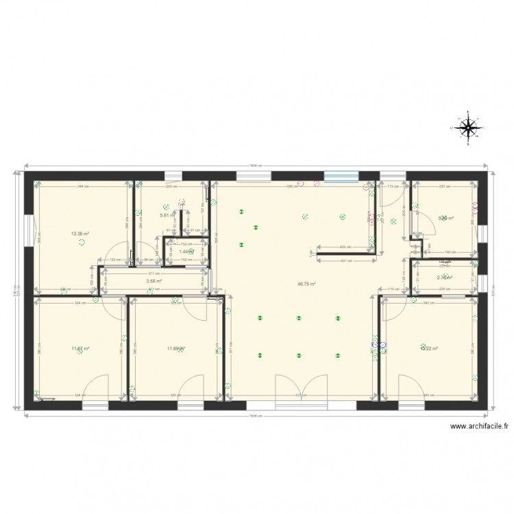 plan électrique. Plan de 0 pièce et 0 m2