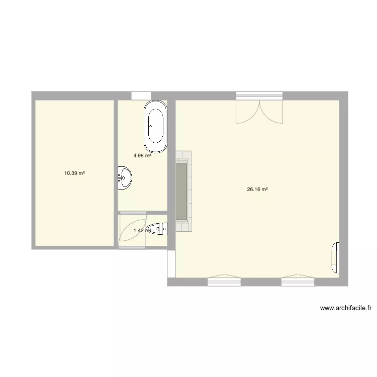 corps Long&egrave;re. Plan de 
