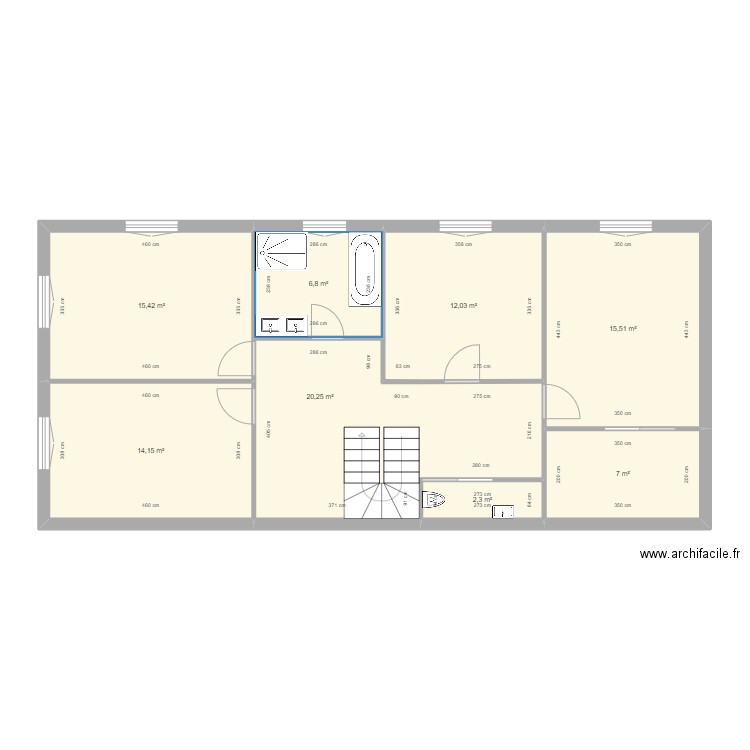 étage denicé. Plan de 0 pièce et 0 m2