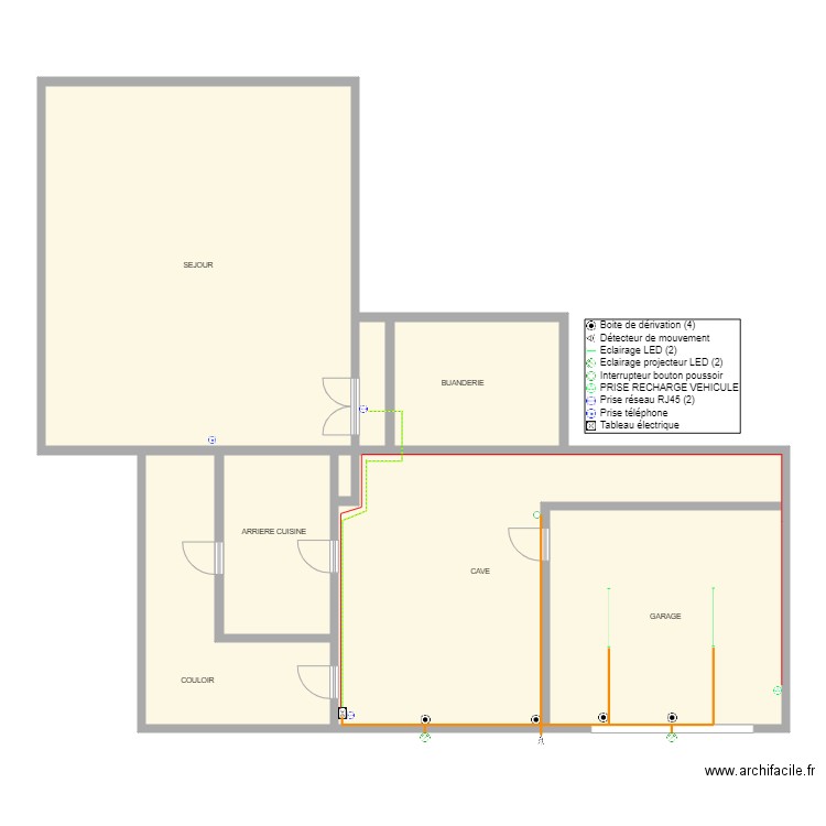 delabie. Plan de 0 pièce et 0 m2