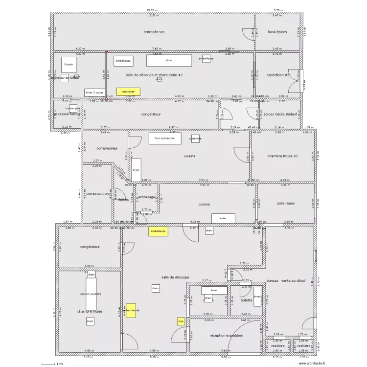 boucherie 2013. Plan de 