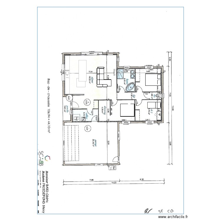 Maison v3. Plan de 0 pièce et 0 m2