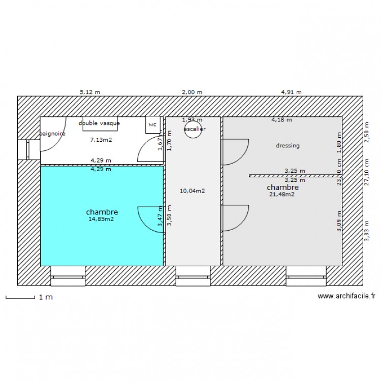 ETAGE. Plan de 0 pièce et 0 m2