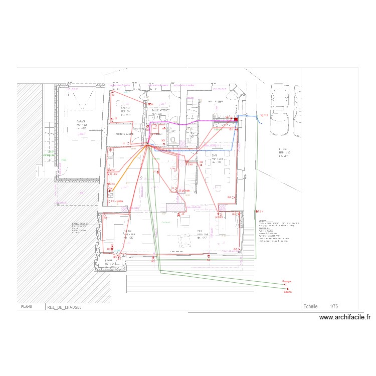 Plan de position elec. Plan de 0 pièce et 0 m2