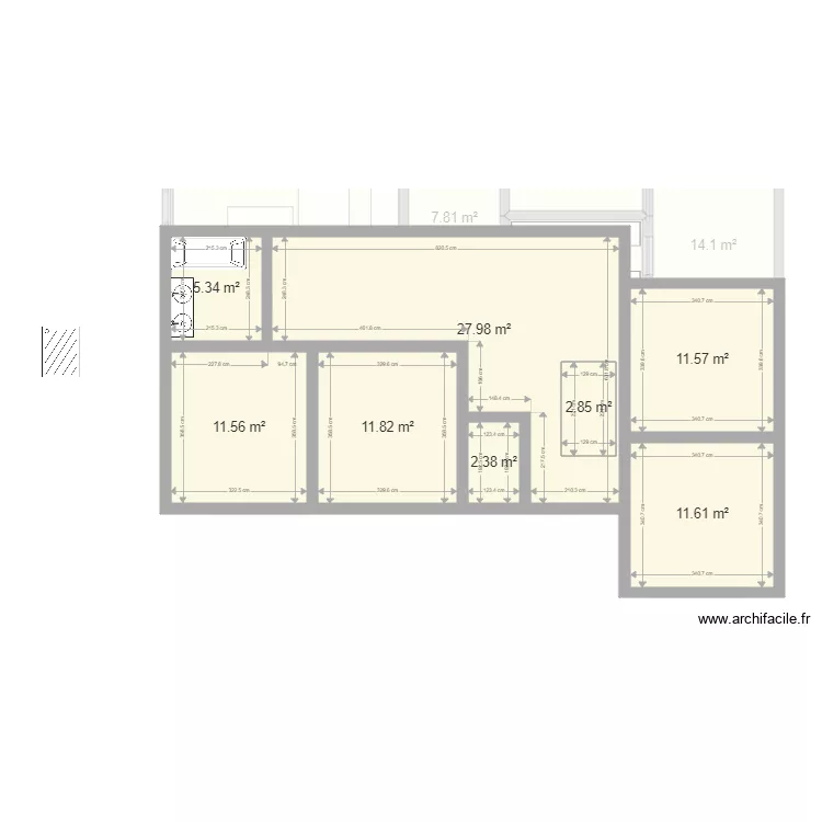Maison plan 2. Plan de 