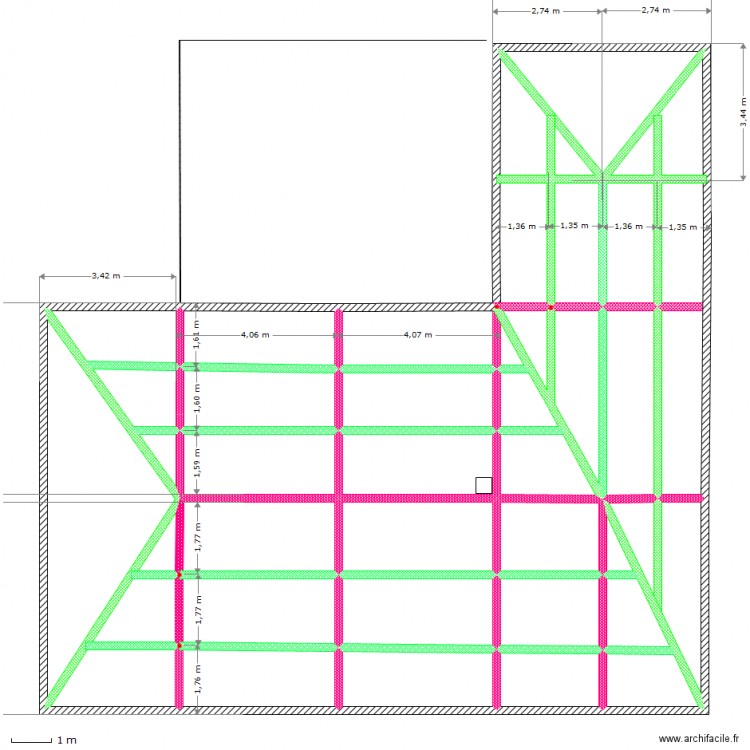 charpente juin 2015. Plan de 0 pièce et 0 m2