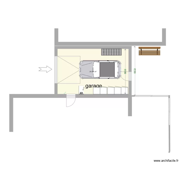 garage3. Plan de 