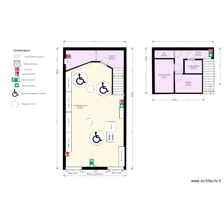 Maissape villetaneuse après projet. Plan de 0 pièce et 0 m2