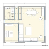 Plan extension salon 2