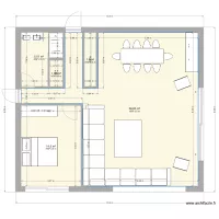Plan extension salon 2