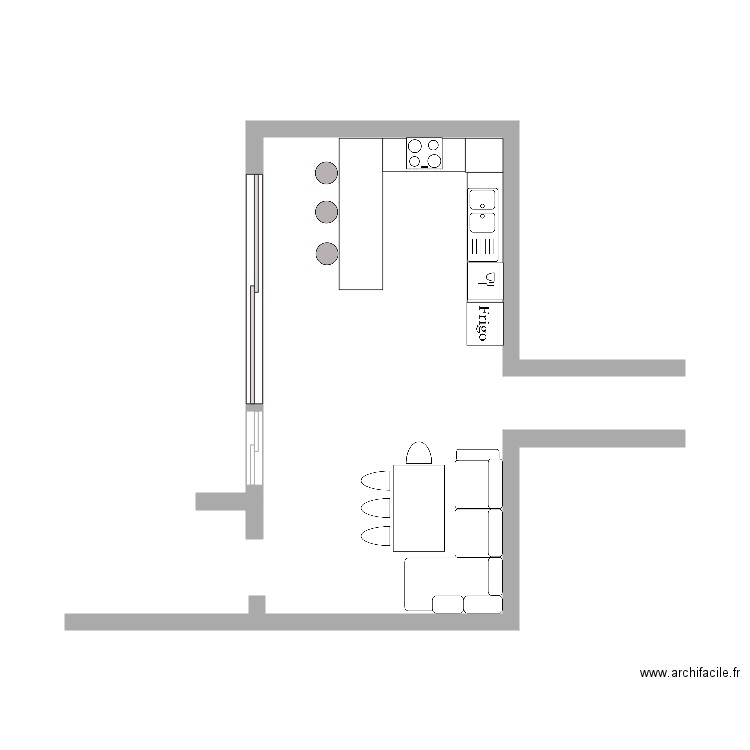 plan cuisine 2. Plan de 0 pièce et 0 m2